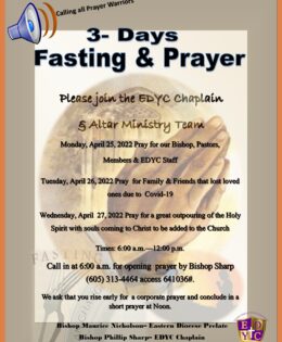 3 Days Fasting & Prayer