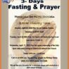 3 Days Fasting & Prayer